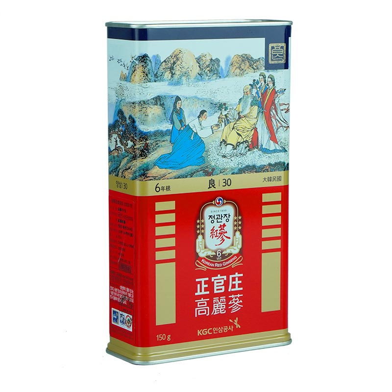 Hồng Sâm Củ khô hộp thiếc KGC 150g Số 30